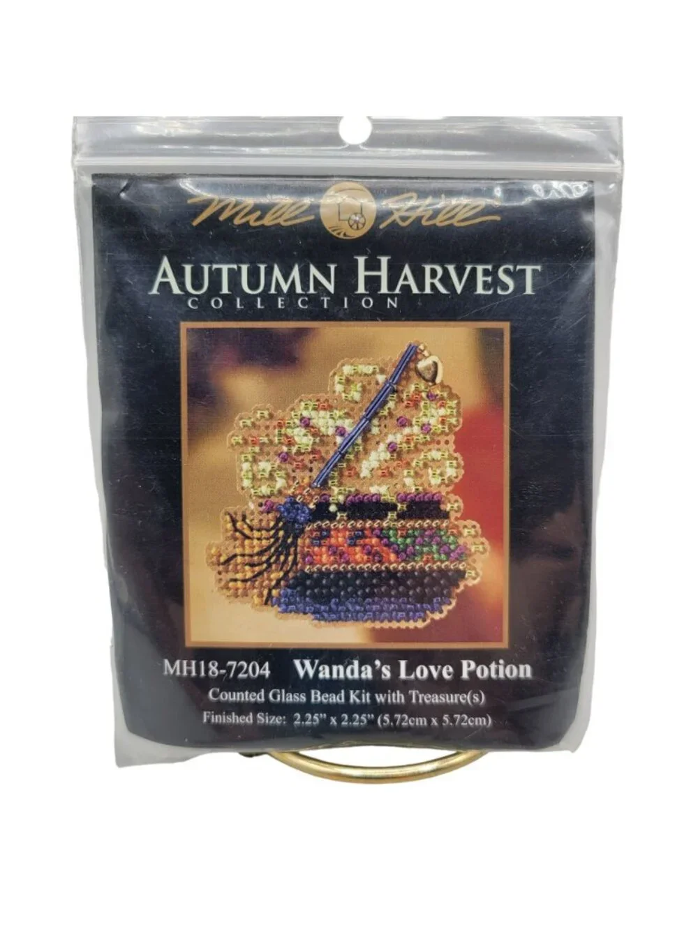 Halloween Glass Bead Kits Autumn Harvest Collection New Mill Hill Set of 3